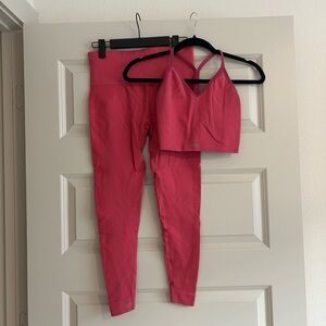 TOP + LEGGINGS - Sculptflex set (Pink)